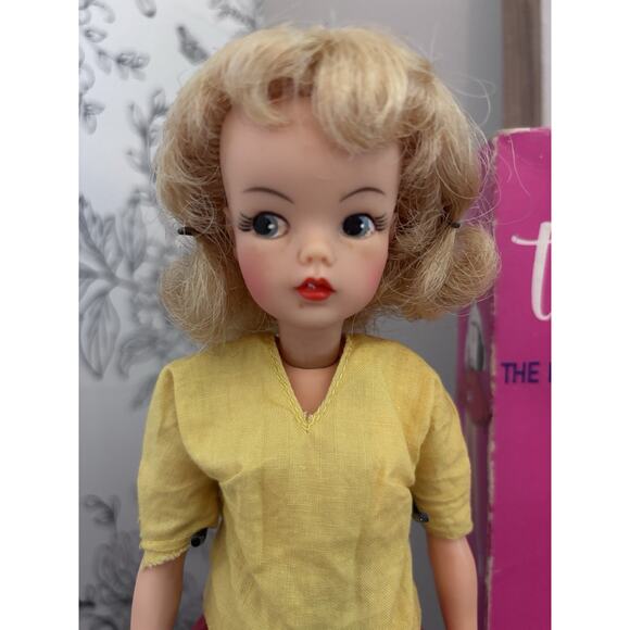 Vintage 1962 Ideal Tammy Doll BS-12 1 Original Box & Original Jumper Platinum - Picture 2 of 13